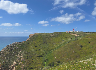The lighthouse in Cabo da Roca.