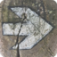 Right arrow on a wooden pole.