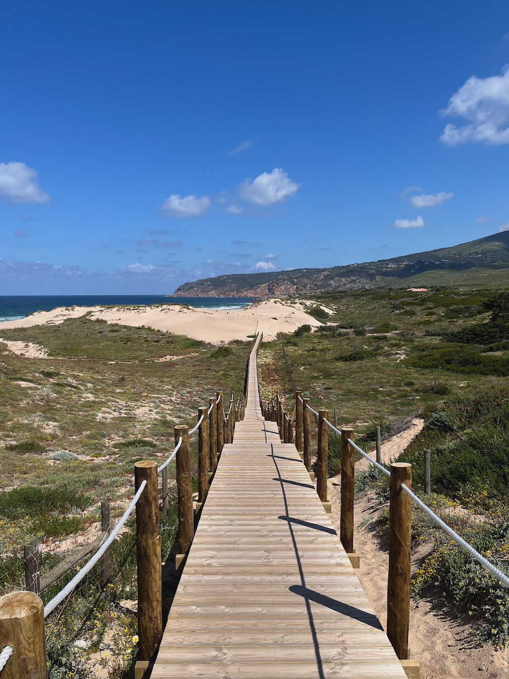 The way to Guincho beach.