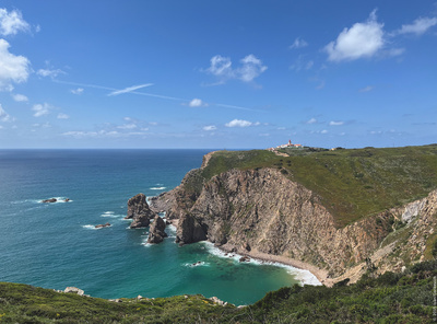 The lighthouse in Cabo da Roca.