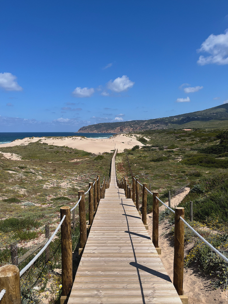 The way to Guincho beach.